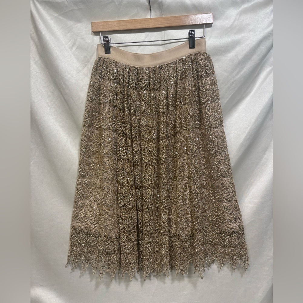 Alice + Olivia Sequin Midi Skirt